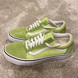 lime green high top vans